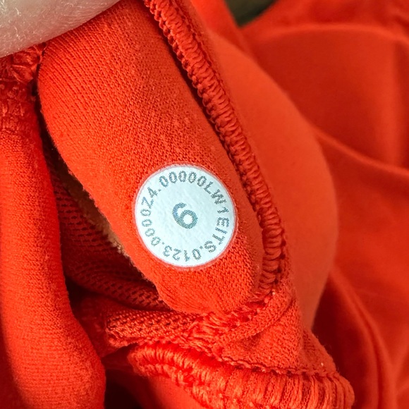 Lululemon Align High-Rise Pant Double Lined  25" & Tank size 6 Solar Orange NWOT - Picture 7 of 15